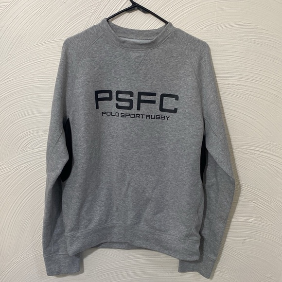 Ralph Lauren Polo Sport rugby women’s gray and black sweater size small:) - Picture 1 of 9